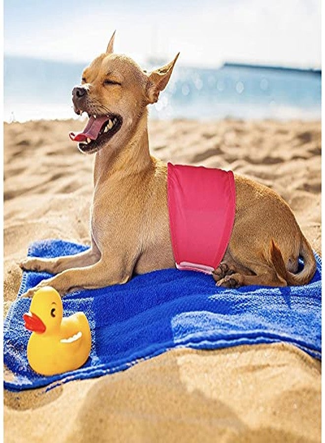 PETANGEL Male Dog Wrap Reusable Diaper |Male Belly Band Washable Diaper | Highly Absorbent Diaper, Physiological Sanitary Pant for Small - Medium Dogs (Pink, Size: XL, Adjustable Waist: 51 cm -58 cm) - Image 5